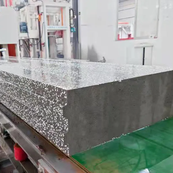 Ligne Production de Panneaux en Béton avec Billes de PSE Intégré