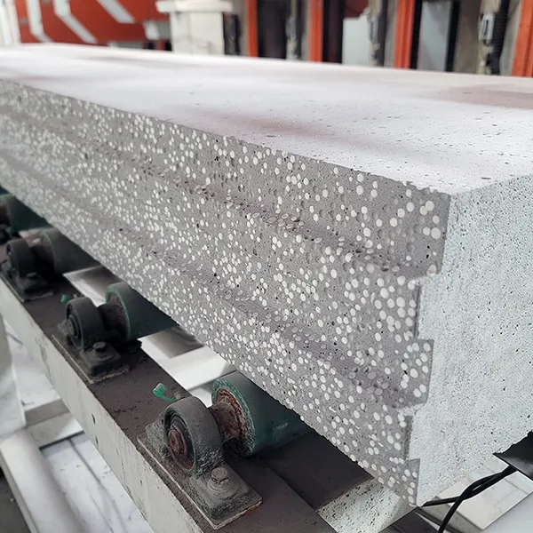 Ligne Production de Panneaux en Béton avec Billes de PSE Intégré