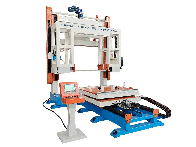 Coupeuse Verticale à Portique à Une Tête avec Table Rotative